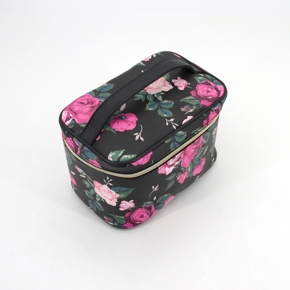 Osmetic Bag Customize Printing Toiletry Travel Makeup Organizer Women Vintage Style Bag