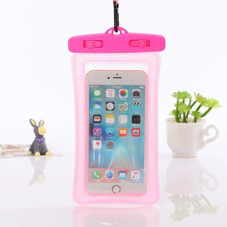 Universal Waterproof Mobile Phone Case for Phone Clear PVC Sealed Underwater Cell Swimming Pouch Cover Custom Waterproof Bag