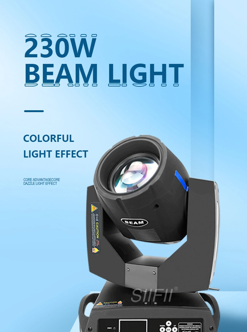 New 230W 7r Beam 230W 7r Sharpy Moving Head Light Flight Con Case Packing