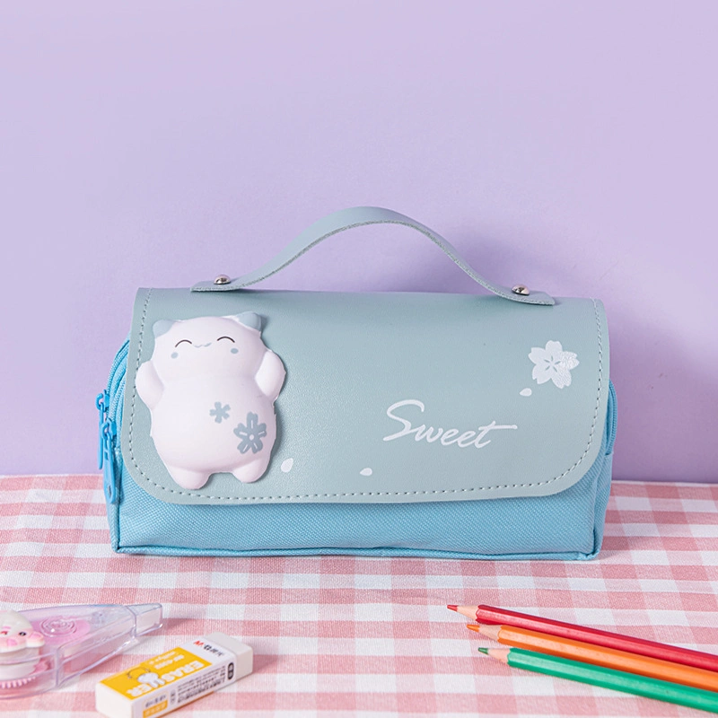 Existing Goods High Quality Cute Large Capacity Pencil Case for Girls