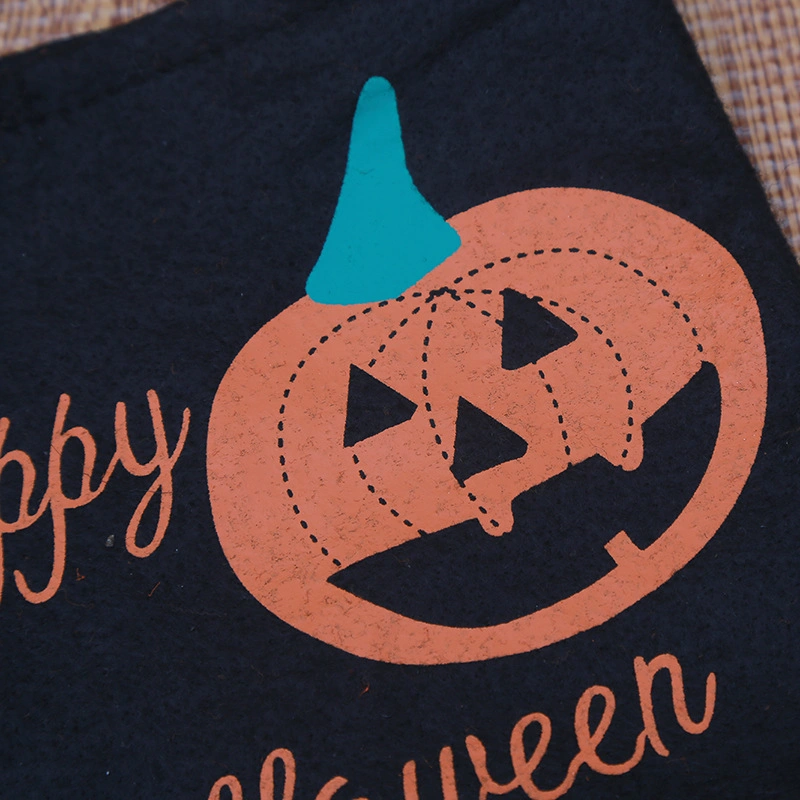 Wholesale Custom Halloween Gift Bags Cute Candy Kids Trick or Treat Canvas Halloween Bag