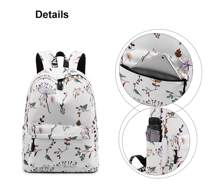 OEM ODM Custom Logo New Primary Secondary Students Waterproof Shoulder School Bag Cute Cartoon Printed Backpacks for Girls