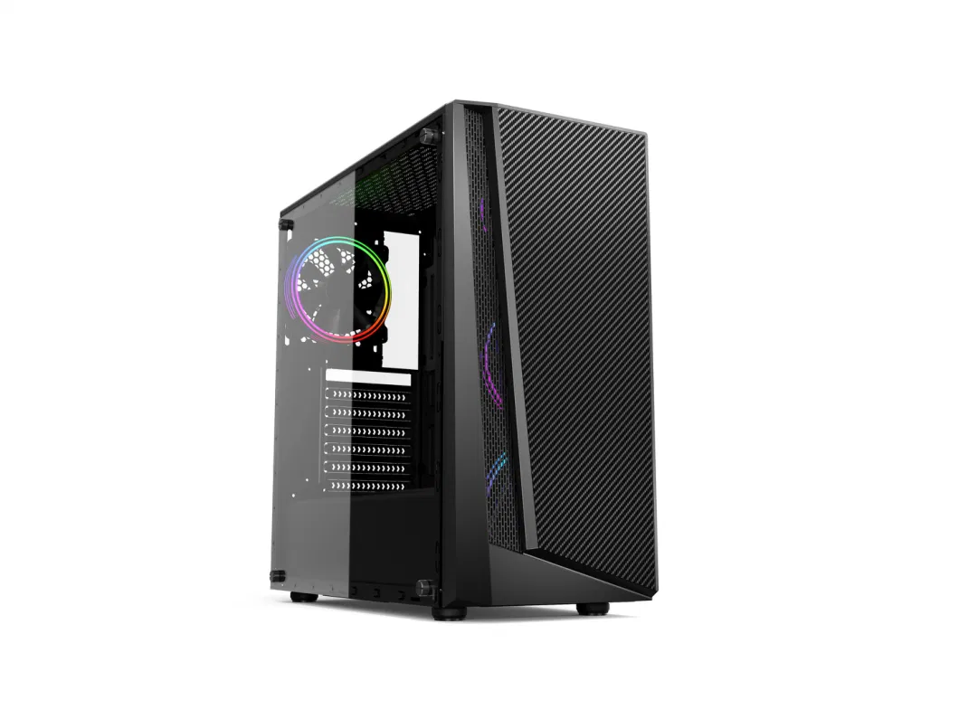 Best Selling Hot Model RGB Fan ATX Desktop Computer Case for Gaming