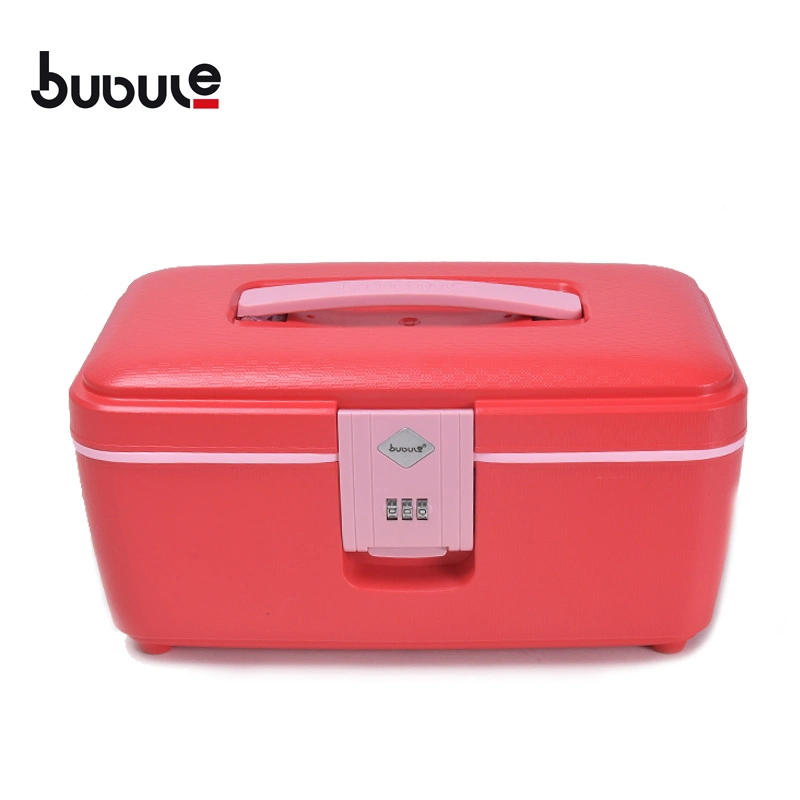 Bubule Portable Travel Makeup Box Jewelry Case Beauty Cosmetic Case