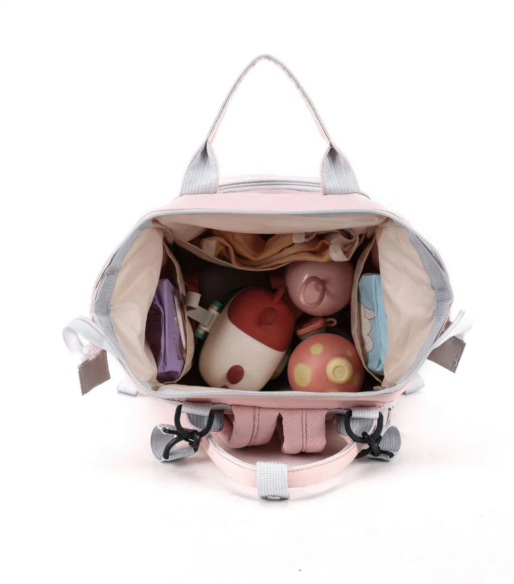 Customized Waterproof Maternity Mummy Nappy Bags Portable Baby Diaper Bag Backpack