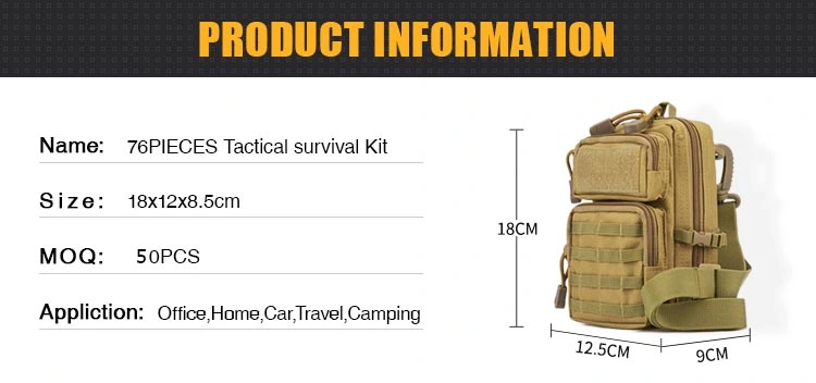 Ifak Tactical Individual Suit Molle Ifak Tourniquet Bag Manufacturer Pouch Tactical Contents First Aid Trauma Kit