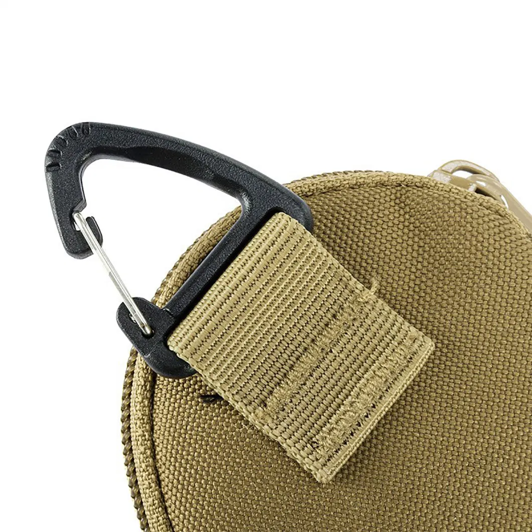 PU Leather Hand Zipper Coin Purse Tactical Key Case Outdoor Ci24100