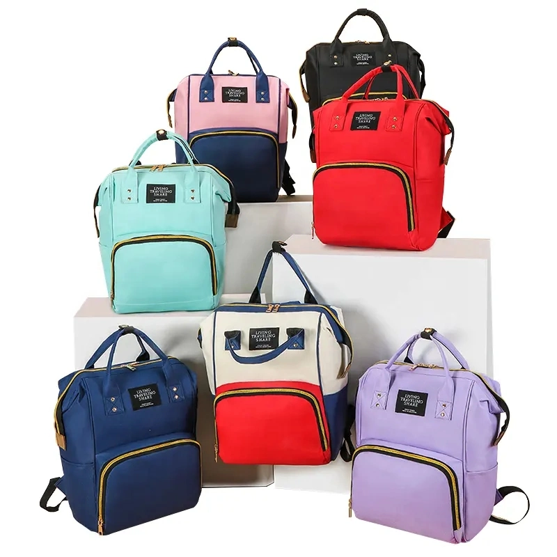 Wholesale Baby Diaper Bag Large Capacity Travel Mummy Bag Diaper Backpack Custom Baby Boy Diaper Bag for Mom Baby Care