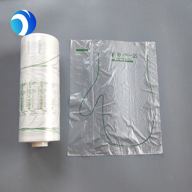 Factory Price PLA PE HDPE LDPE Biodegradable Disposable Food Grade Pet Poop Baby Diaper/Nappy Garbage T-Shirt Ziplock Fruit Storage Packaging Flat Bag