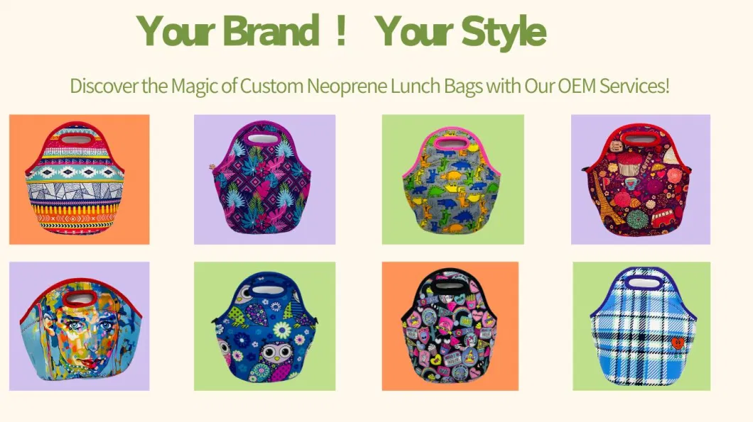 Personalized Meal Pack Bag Eco-Friendly Reusable Lunch Purse Mini Cooler Thermal Meal Tote Kit for Boy Girl Women School Office