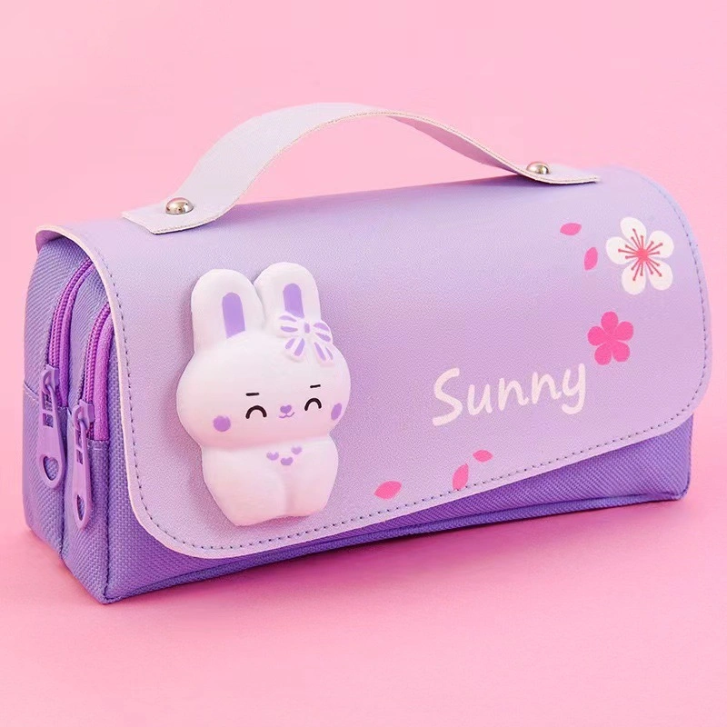 Existing Goods High Quality Cute Large Capacity Pencil Case for Girls