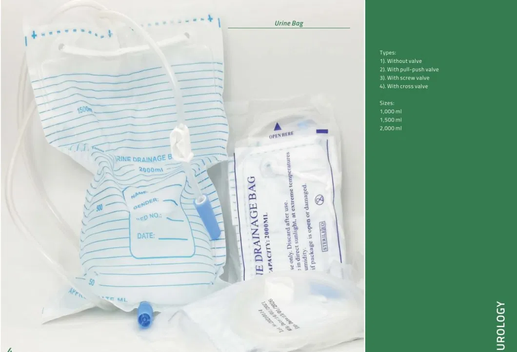 Disposable Medical Equipment Urine Bag Using for Hospital