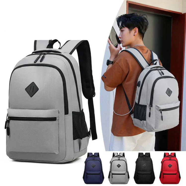 Mentravel USB Charging Port Large Capacity Teenager College School Laptop Backpacks School Bags for Teenagers