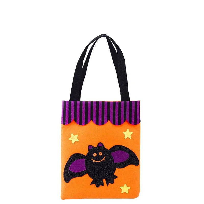 Trick or Treat Halloween Felt Candy Bag for Kids