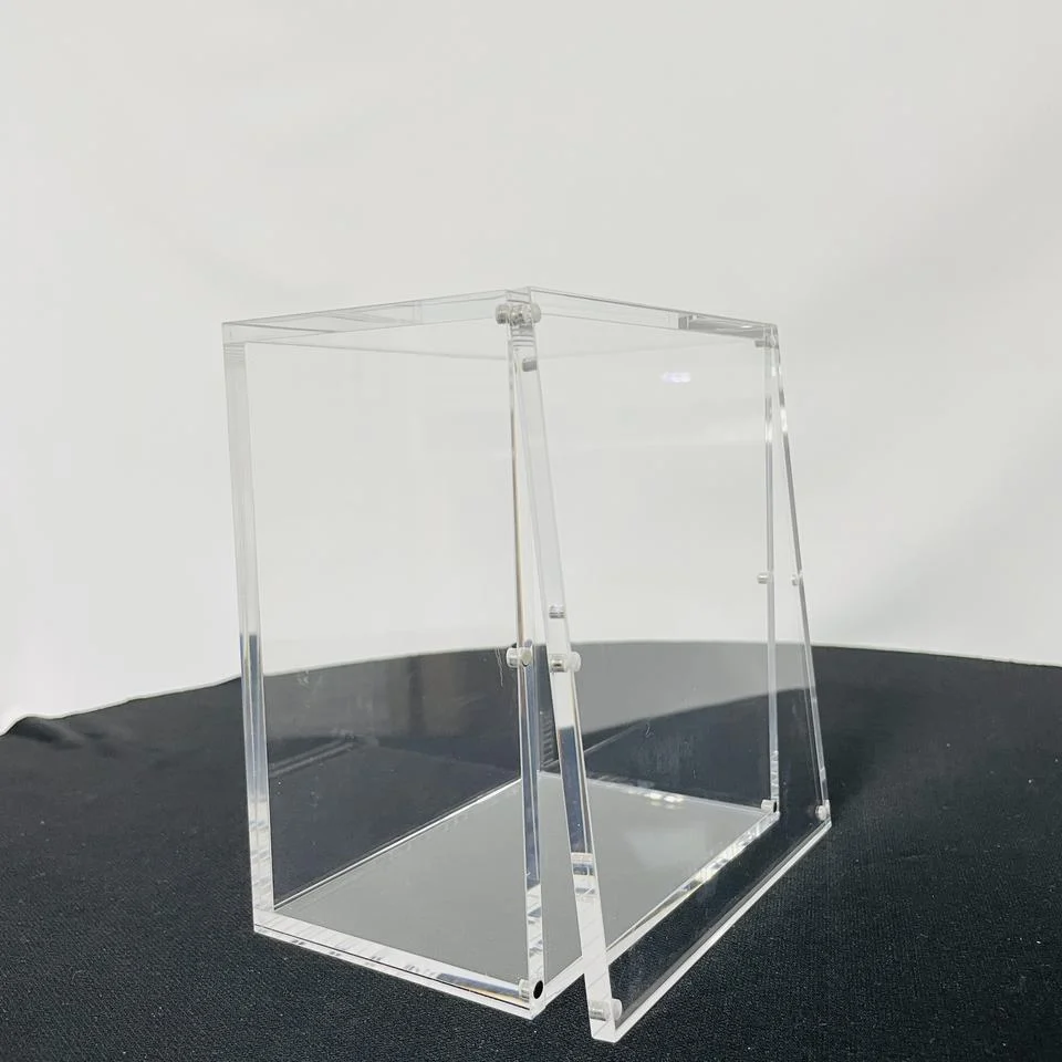 Transparent Magnetic Lid Acrylic Game Card Booster Box Display Case