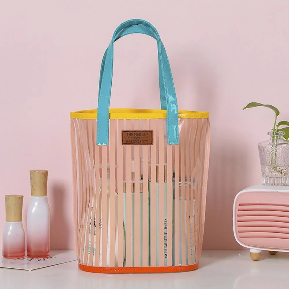 Large Capacity Beach Bag PVC Jelly Ladies Casual Clear Jelly Tote Luxury Handbags for Women Bl20966