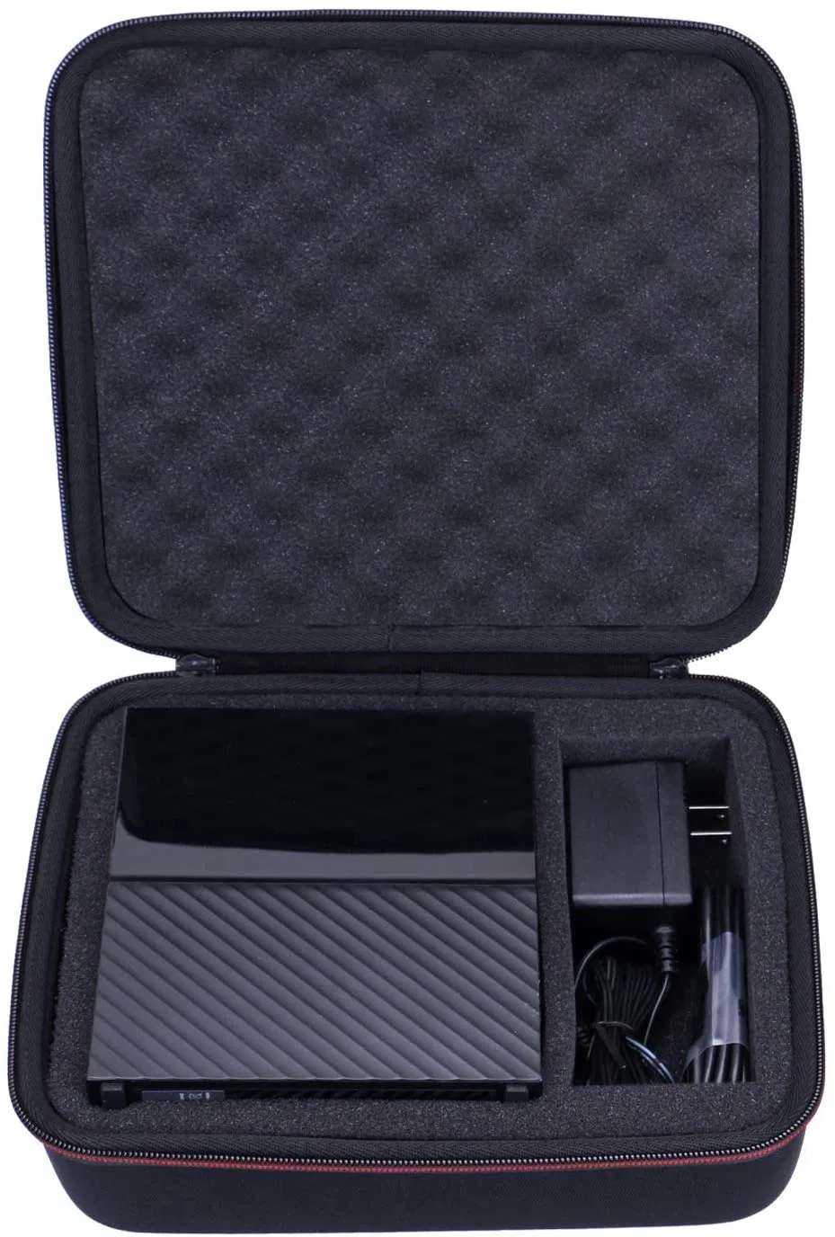 Simple Zippered Waterproof Carry EVA Material OEM Mini Hard Shell Portable Moulded Speaker Carrying Box Case