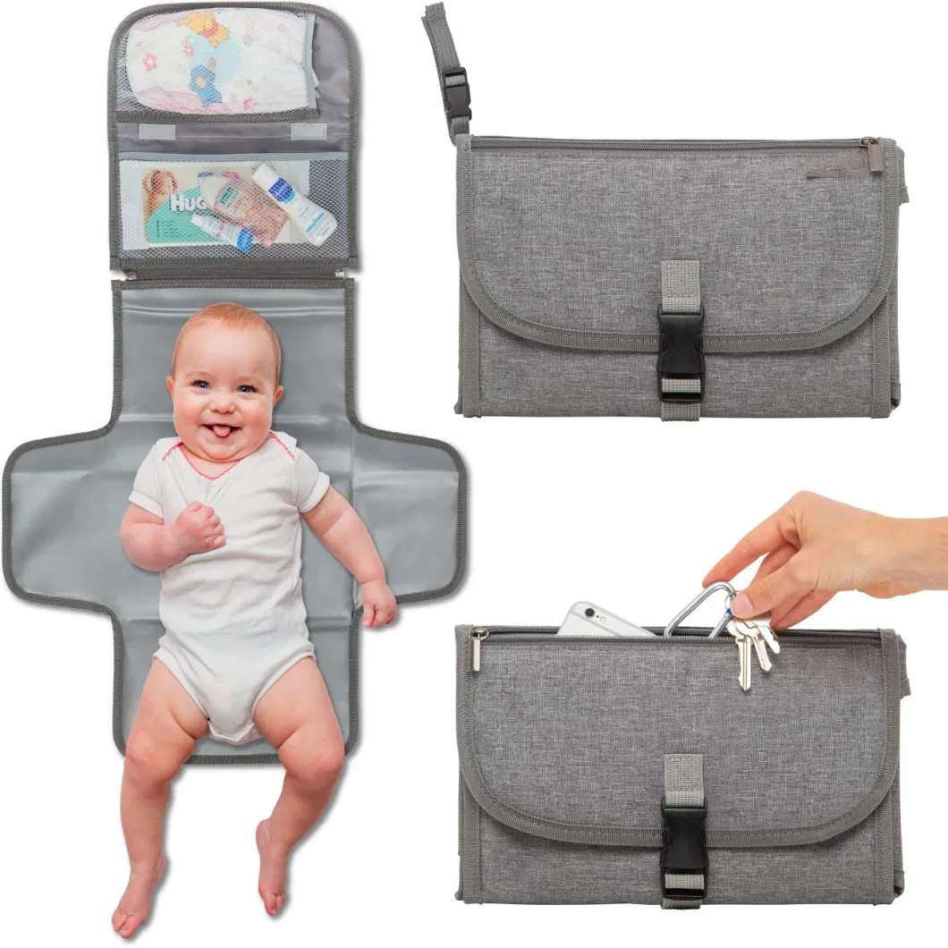 Portable Diaper Bag, Travel Changing Mat Bag Changing Station for Mommy