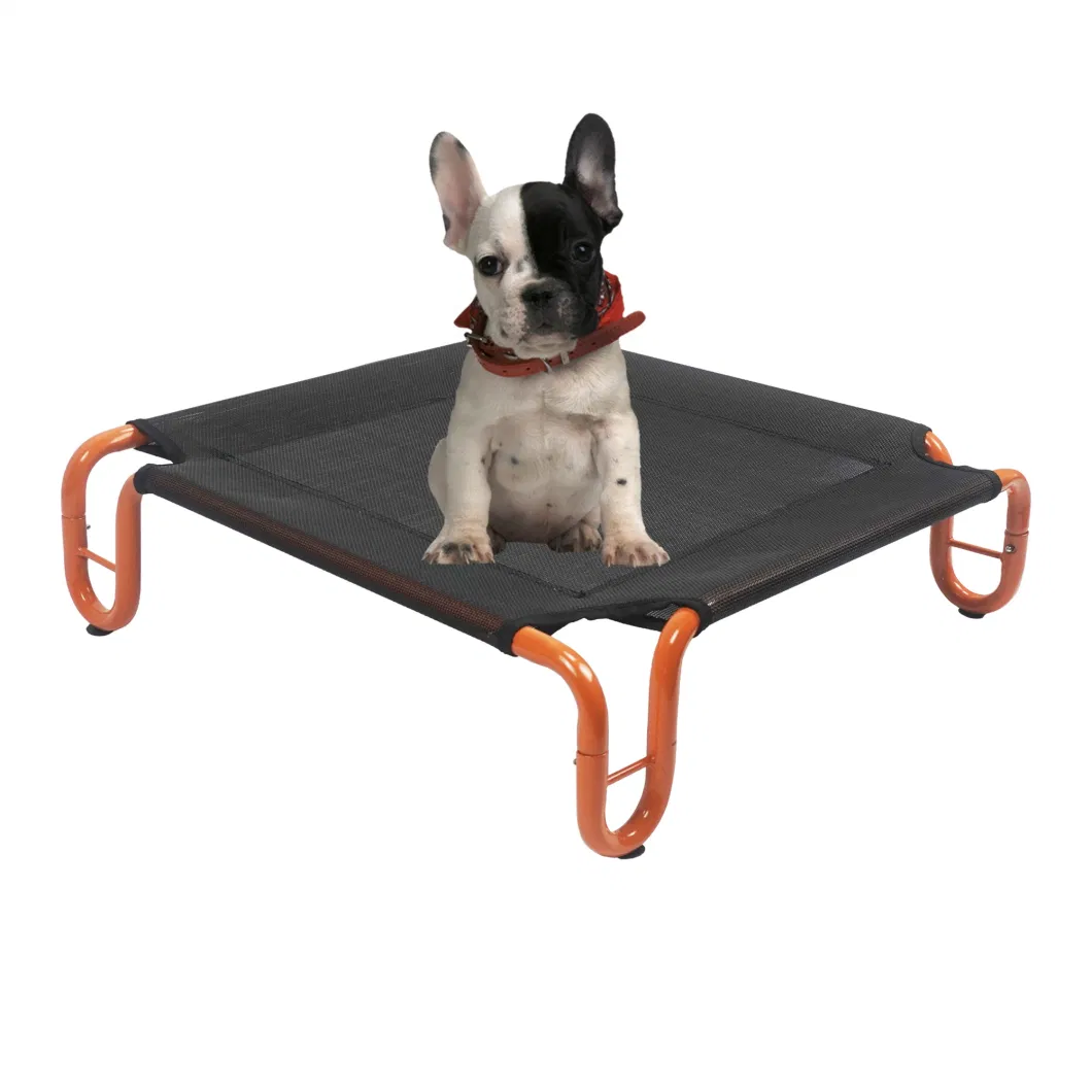 Dog Bed Indoor Outdoor Cooling Elevated Pet Air Cot with Removable Canopy Shade Tent