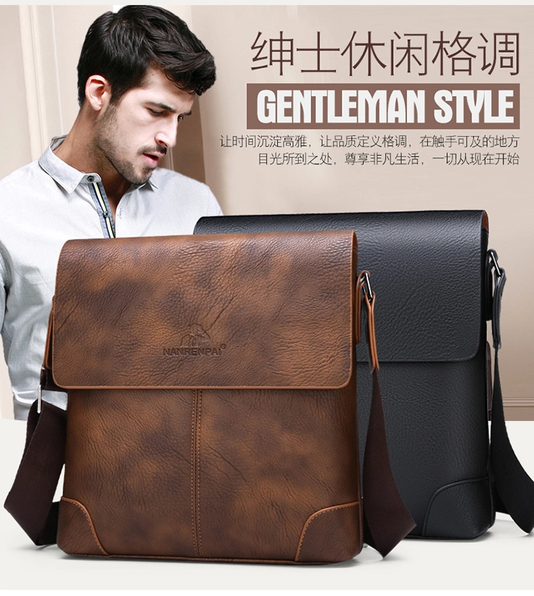 Zonxna Kangaroo Luxury Brand Vintage Man Bags Leather Shoulder Bag for Men Business Messenger Crossbody Bag Male Fashion Casual Handbag