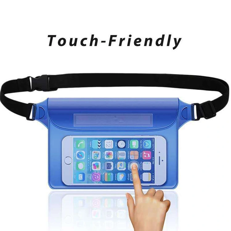 Universal Waterproof Mobile Phone Case for Phone Clear PVC Sealed Underwater Cell Swimming Pouch Cover Custom Waterproof Bag