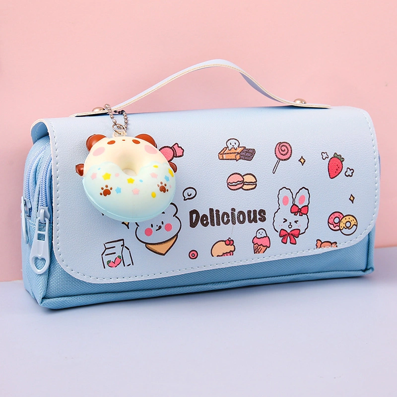 Existing Goods High Quality Cute Large Capacity Pencil Case for Girls