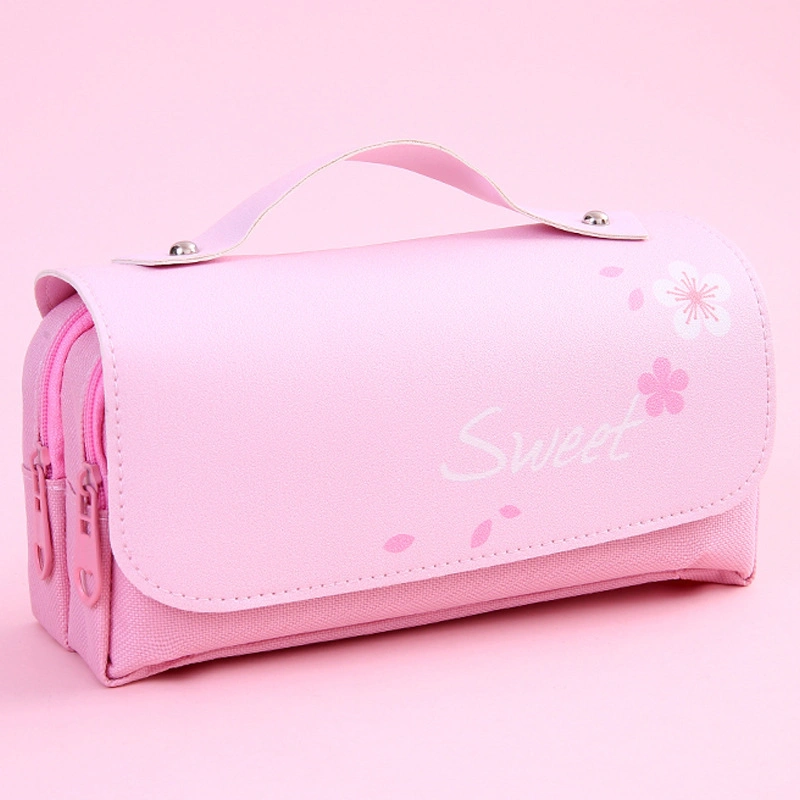 Existing Goods High Quality Cute Large Capacity Pencil Case for Girls