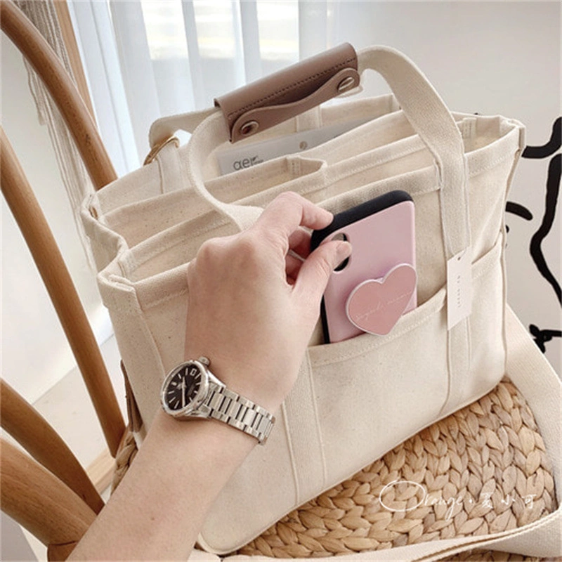 Mommy Bag Fashion Multi-Functional Mother and Child Single Shoulder Canvas Bag