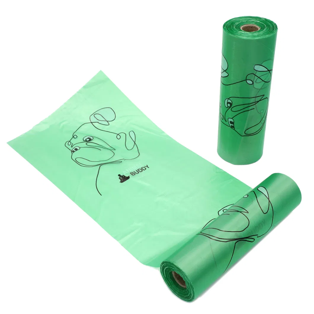 Factory Manufacturer PLA LDPE HDPE Food Packaging Printing Compostable Dog Poop Diaper Water Biodegradable Drawstring Ziplock Garbage T-Shirt Plastic Bag