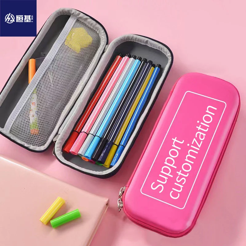 Customized Silicone Cute Unicorn Student Stationery Pencil Case