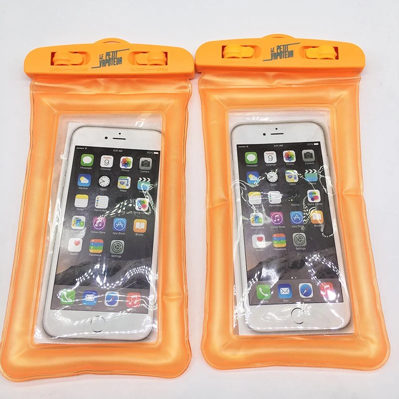 Universal Waterproof Mobile Phone Case for Phone Clear PVC Sealed Underwater Cell Swimming Pouch Cover Custom Waterproof Bag