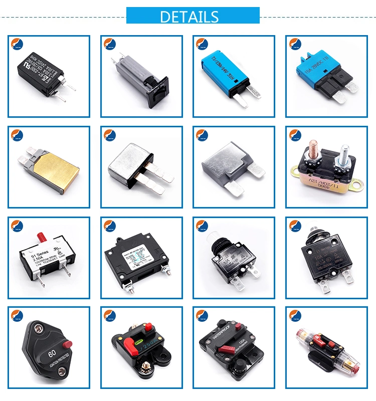 Electronic Circuit Breaker Resetting Thermal Overload Protector Switch