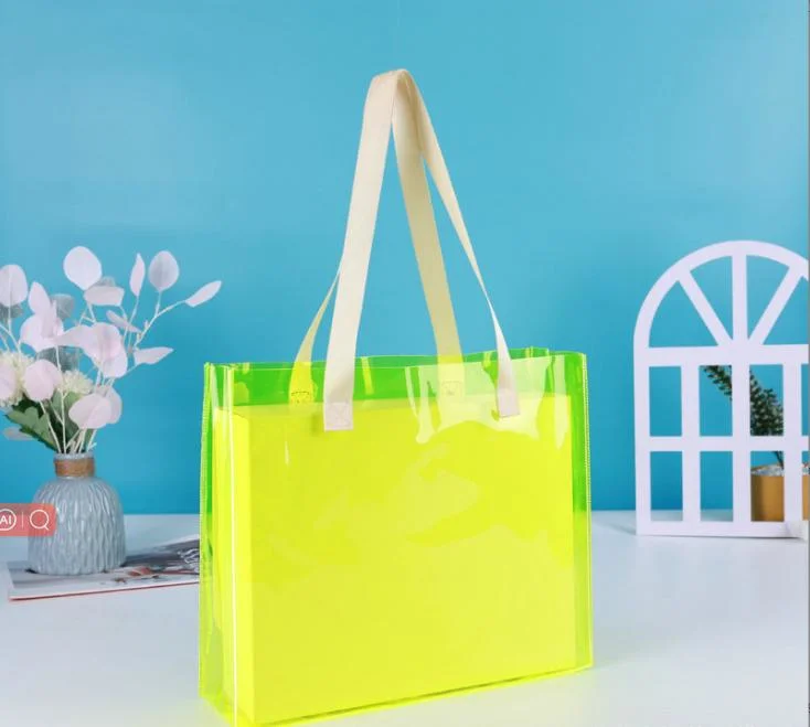 Custom PVC Bags Clothing Tote Bag Toiletries Storage Bag Cosmetics Window Bag