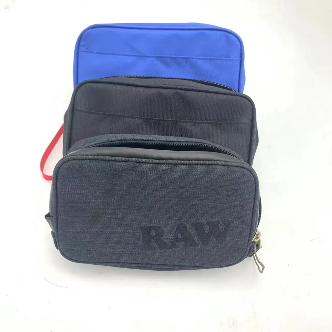 Weed Stash Tobacco Storage Smoking Accessories Raw Blank Smell Proof Travel Bags with Zipper Lock