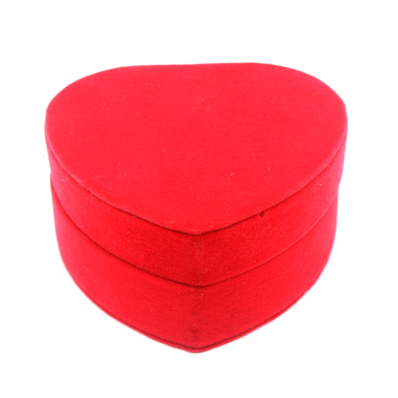 Luxury Red Velvet Watch Boxes Heart Shape Watches Gift Packaging Case