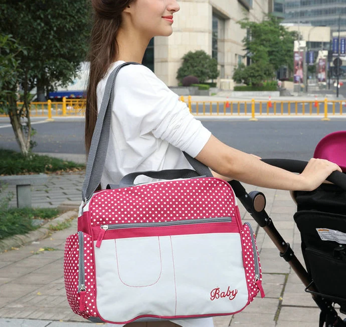 OEM Custom 2022 Mummy Luxury Travel Tote Nappy Maternity Bag Waterproof Baby Diaper Bags for Mothers with Changing Mat