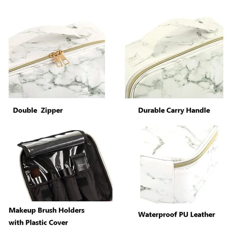 Latest Design Large Capacity Portable Travel Women Cosmetic Bag Waterproof Makeup Bag