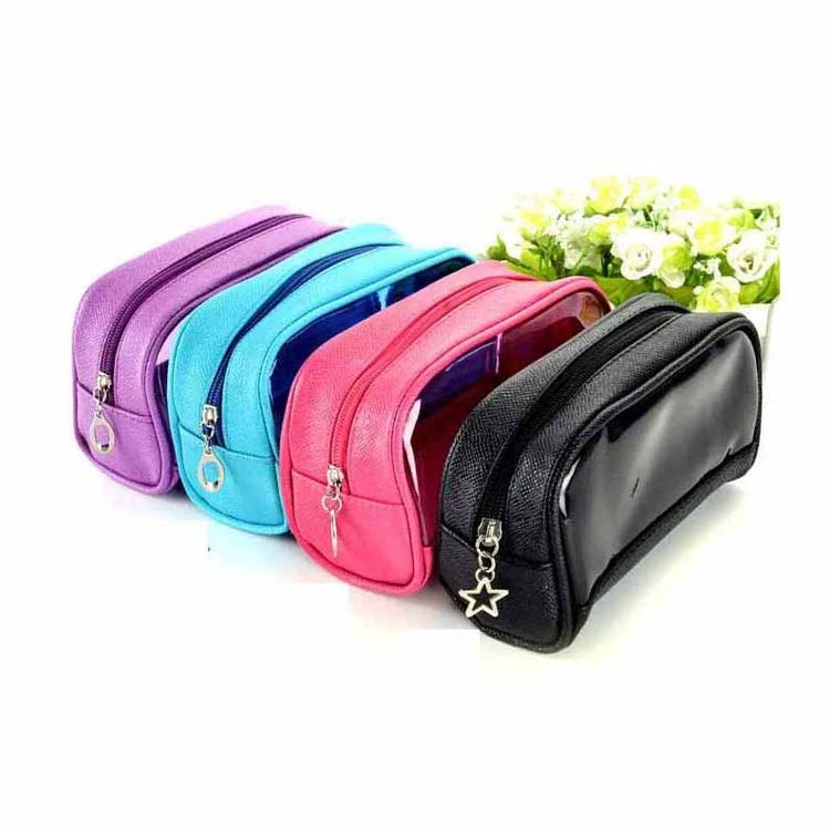 Fashion Small Personalized Clear PVC Beauty Case Makeup Bag Travel Cosmetic Bags