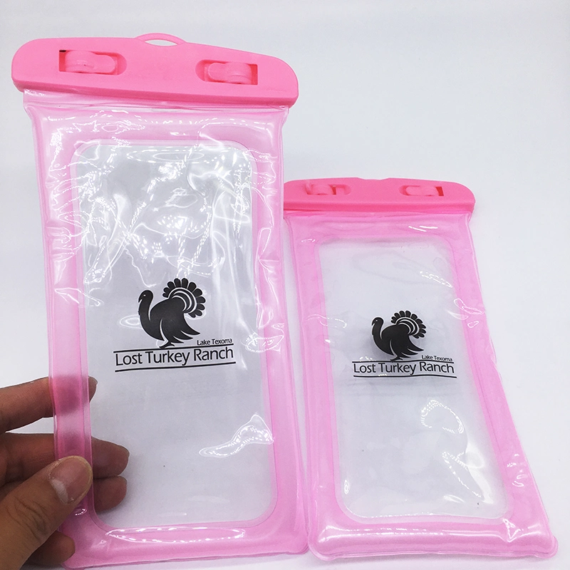 Universal Waterproof Mobile Phone Case for Phone Clear PVC Sealed Underwater Cell Swimming Pouch Cover Custom Waterproof Bag