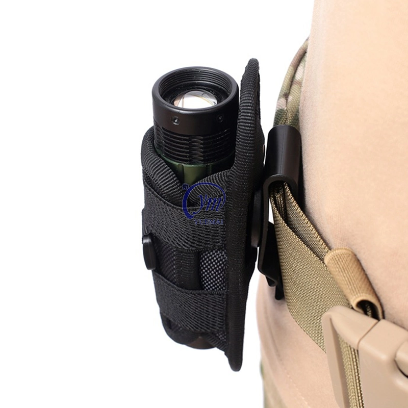 Fishing Hunting Accessories Utility Military Bag Nylon Molle Tactical Flashlight Pouch Holster Holder Carry Case