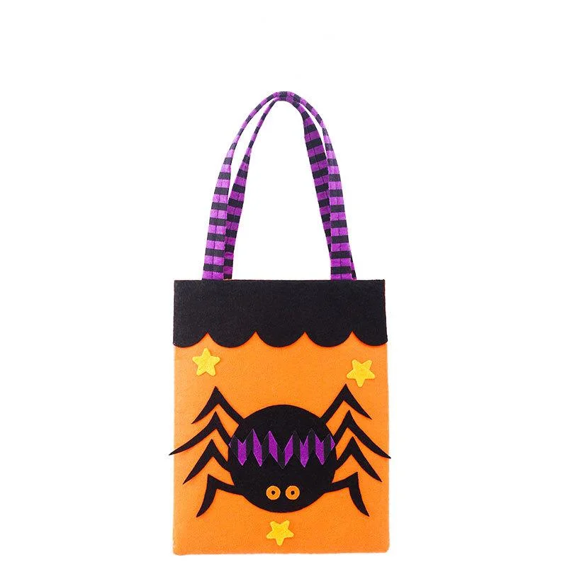 Trick or Treat Halloween Felt Candy Bag for Kids