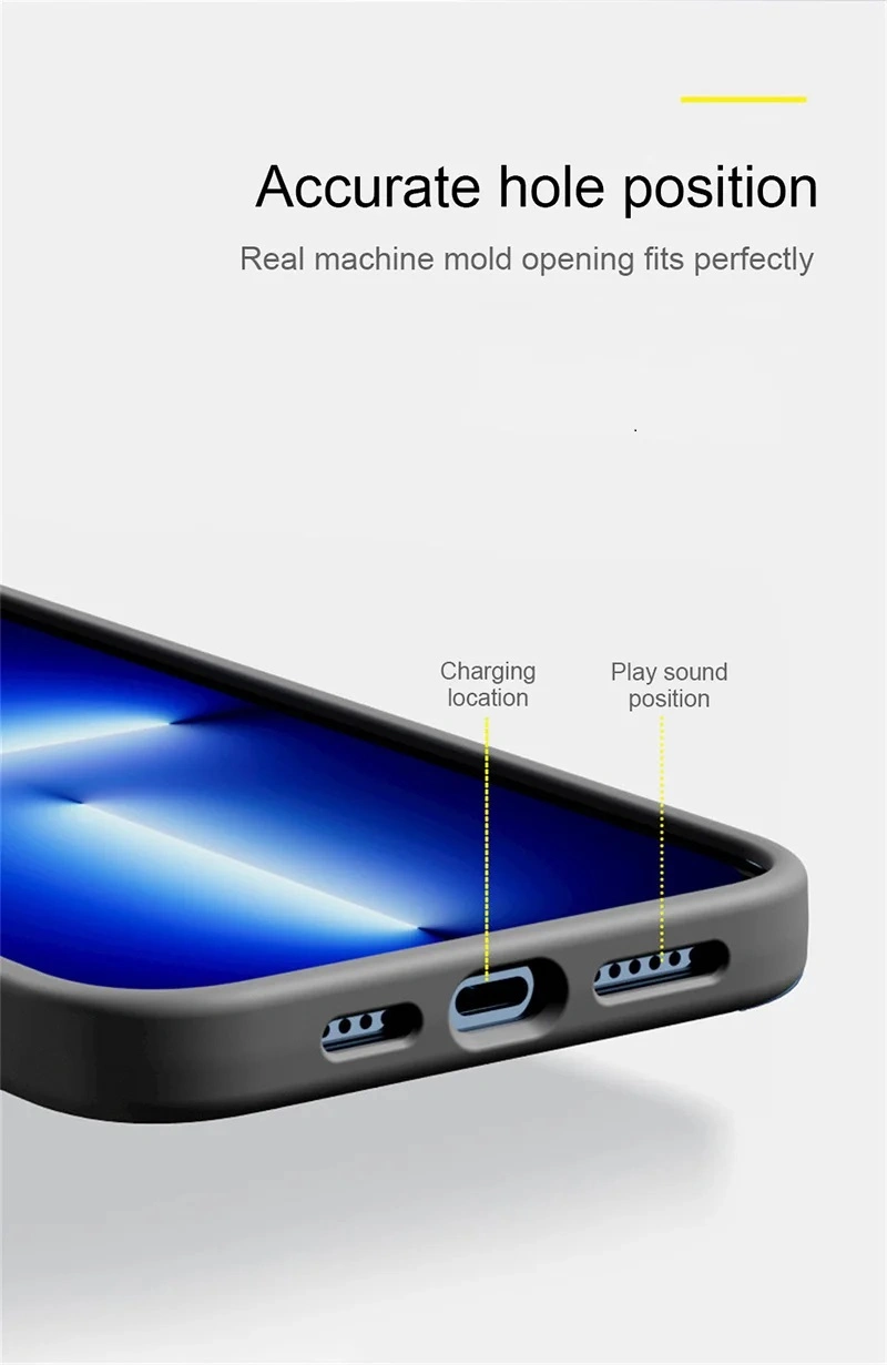 High Quality Liquid Silicone Case Soft Touch with Microfiber Lining Cover Silicone Case with Mag Safe for iPhone 15 PRO