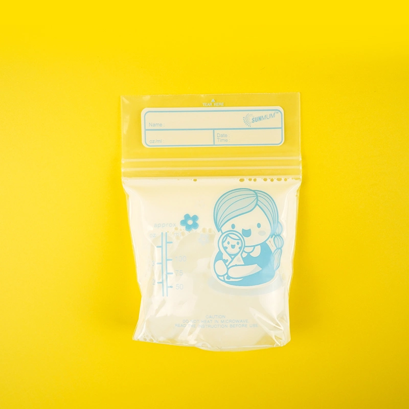 Factory Eco-Friendly Medical Grade Hospital Reclosable Autoclavable Disposable Transportated Zipper Biohazard Specimen Bag Three Bone Mother and Baby Bags