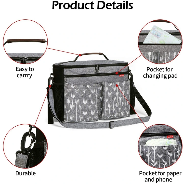 Amazon Best Selling Stroller Portable Mother Baby Bag with Adjustable Shoulder Straps