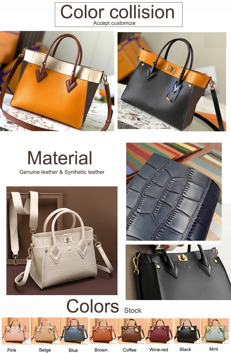 OEM/ODM Designer Fashion Luxury Ladies Tote Mirror Crossbody Wholesale Replica Messenger Bags School Laptop Women Shopping Custom Lady Brand Genuine Leather Bag