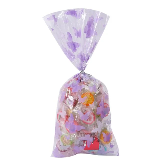 200 PCS Halloween Cellophane Bags, Clear Treat Cookie Candy Bags Trick or Treat Bags with Twist Ties for Halloween Party