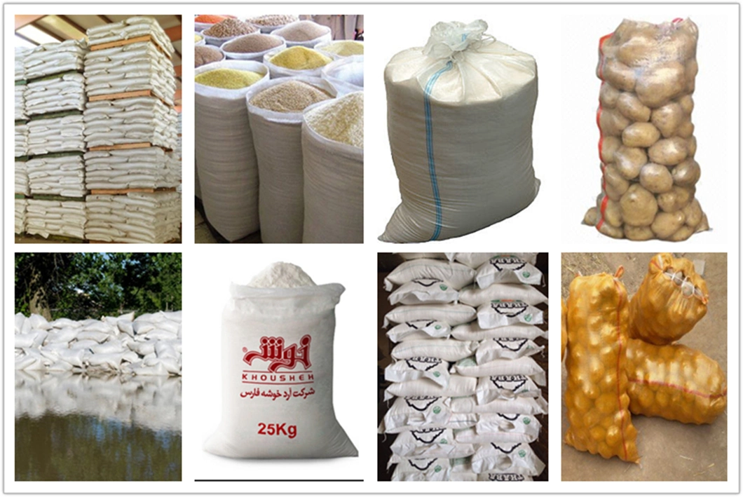 SGS Grs Factory BOPP Polypropylene Laminated Packaging 25kg 50kg Sack Packing Grain Rice Potato Flour Sugar Fertilizer Seed Feed Maize Transparent PP Woven Bag