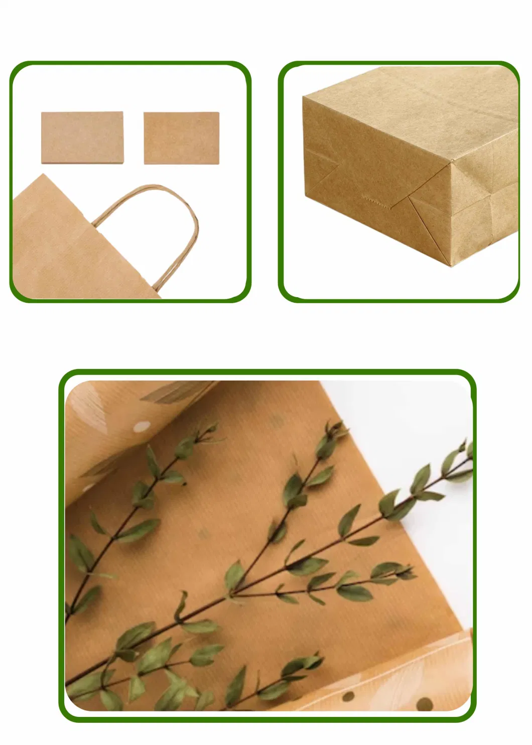 Paper Gift/Shopping/Brown/White/Coffee/Gift Bag/Food Packaging/Sos/Die Cut/Twist Handle/Flat Handle/Kraft Paper/Aluminum Foil Pointed Bottom/Paper Bag