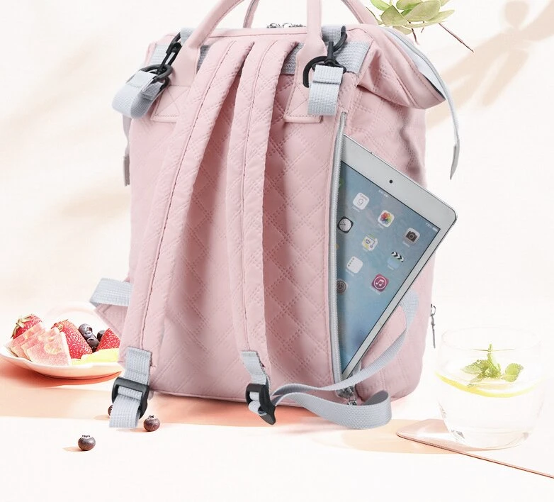 Customized Waterproof Maternity Mummy Nappy Bags Portable Baby Diaper Bag Backpack