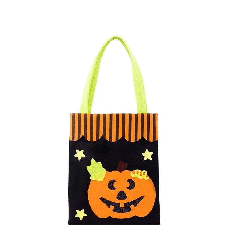 Trick or Treat Halloween Felt Candy Bag for Kids